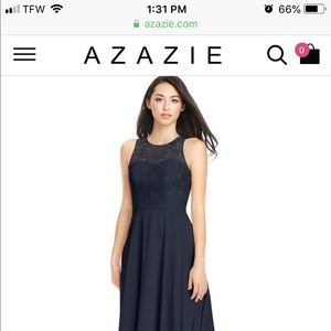 Azazie Fredrica bridesmaid dress size 2